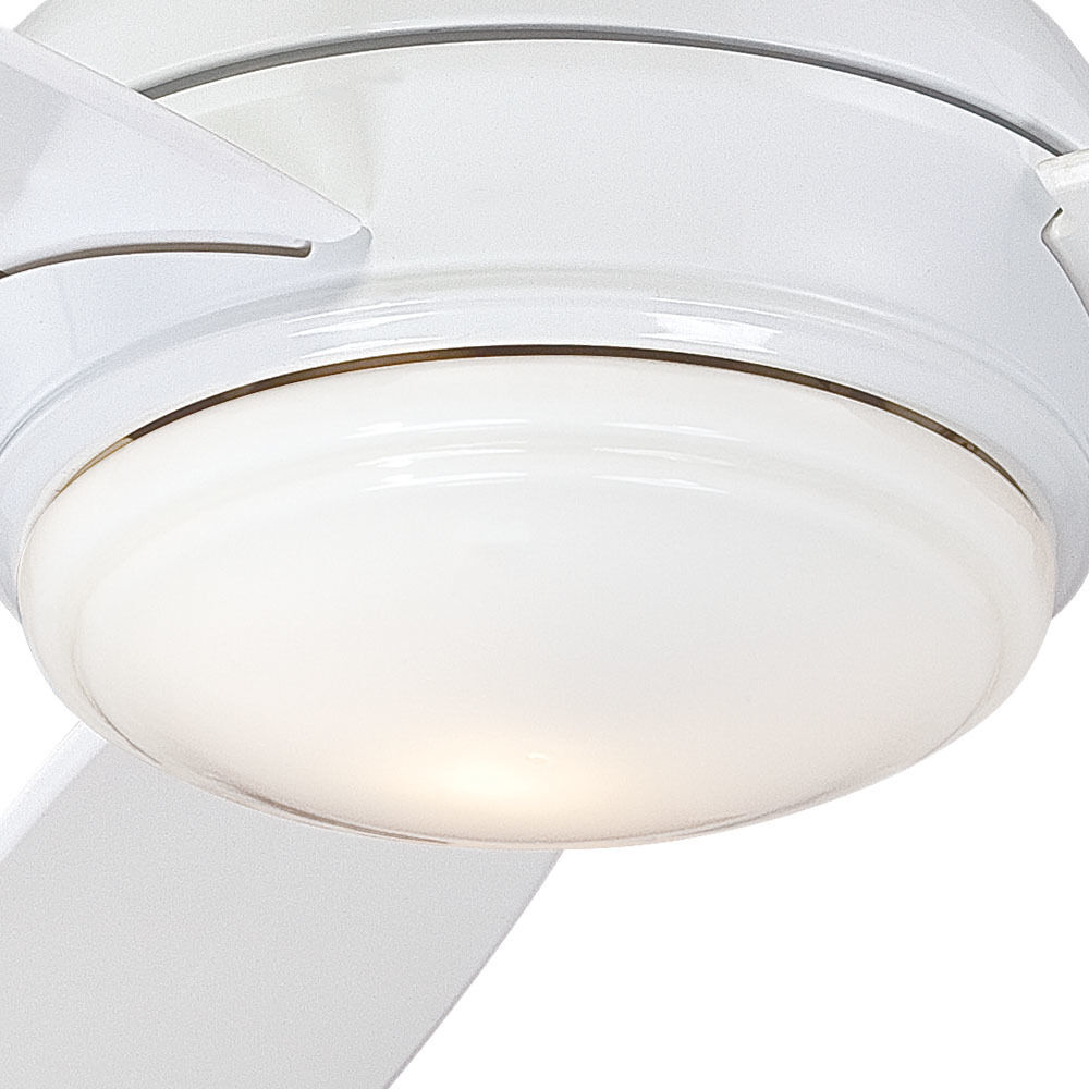 Traditional Concept 44 inch White Outdoor Ceiling Fan