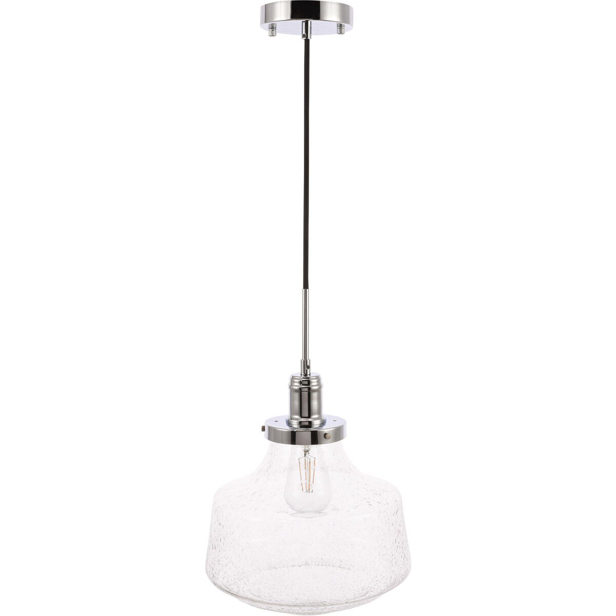Lyle 1 Light 11 inch Chrome Pendant Ceiling Light