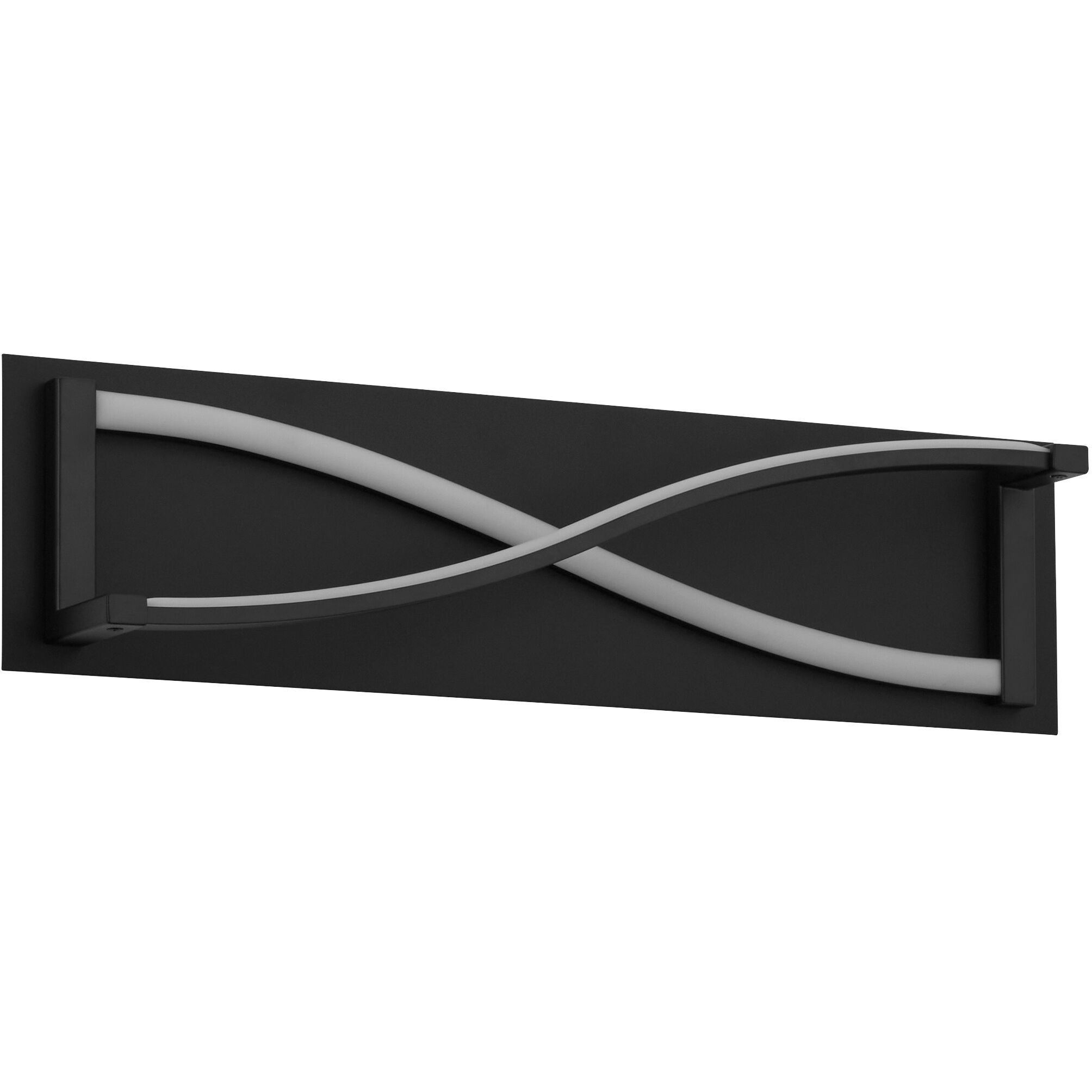 Hyperion 2 Light 22 inch Black Vanity Light Wall Light