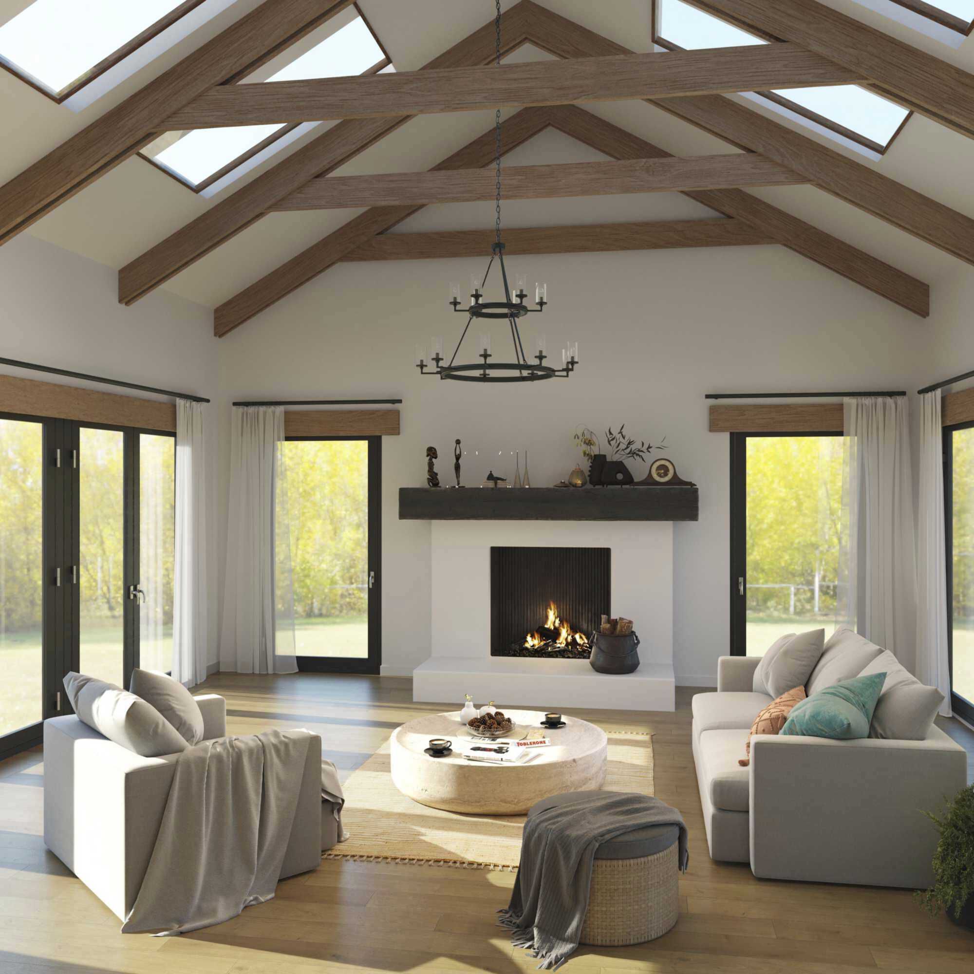 Benson 15 Light 47 inch Graphite Chandelier Ceiling Light, Design Series