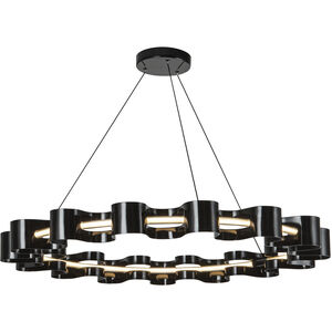 Nami LED 32.75 inch Gloss Black Chandelier Ceiling Light