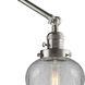 Geneseo 30 inch 3.50 watt Satin Nickel Swing Arm Wall Light, Franklin Restoration