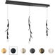 Signature Secret Garden LED 5.5 inch Antique Silver Multi-Light Pendant Ceiling Light