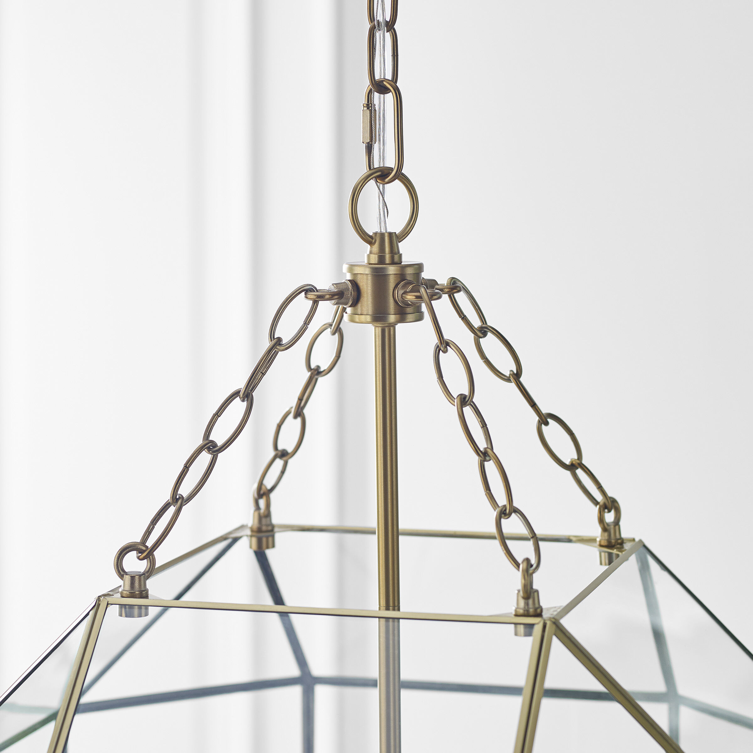 Suzanne Kasler Morrison Pendant Ceiling Light in Satin Brass