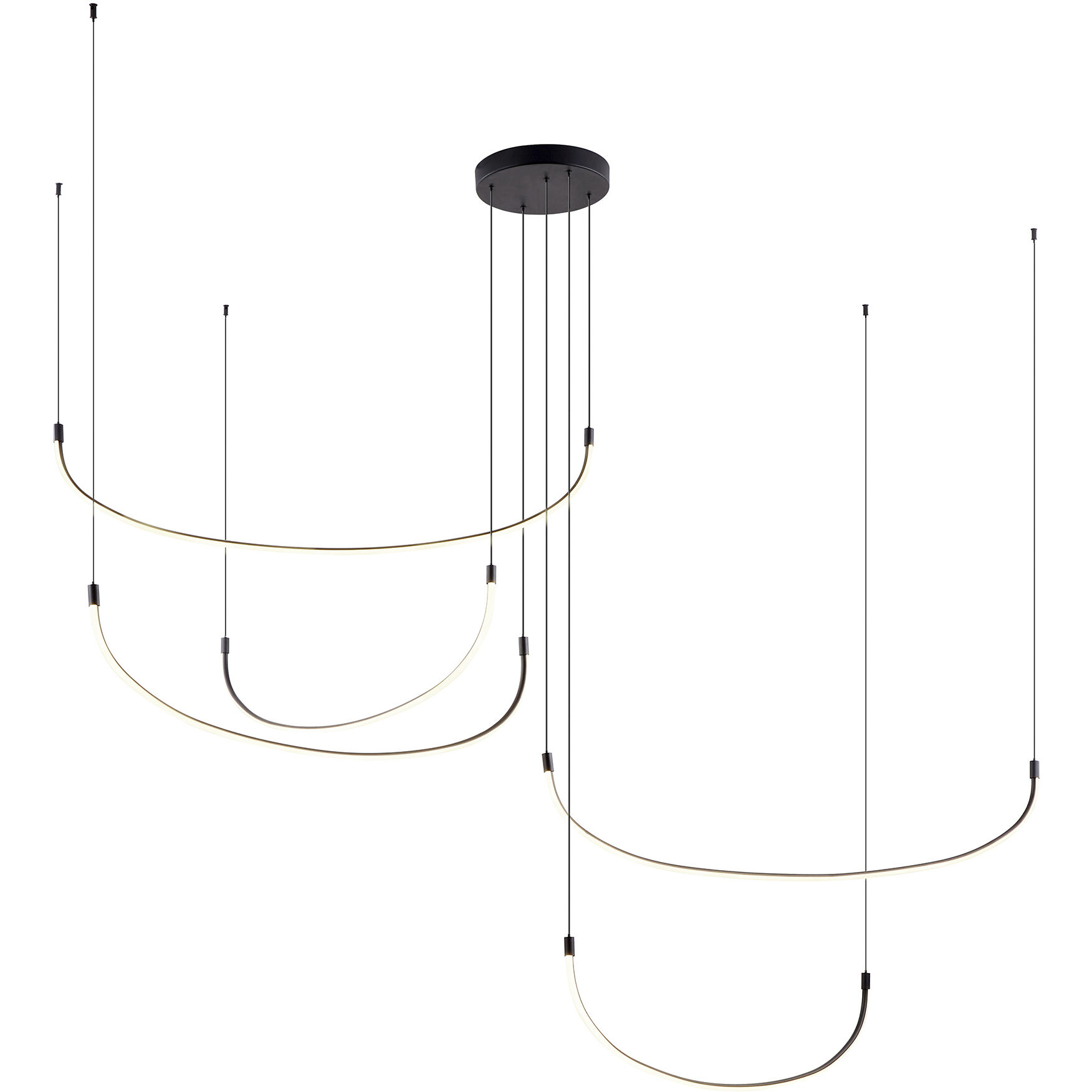 Talis Multi Pendant Ceiling Light in Black