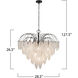 Alessia 19 Light 28.5 inch Black and White Chandelier Ceiling Light