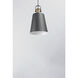 Sedona 1 Light 9.75 inch Oil Rubbed Bronze and Antique Brass Single Pendant Ceiling Light