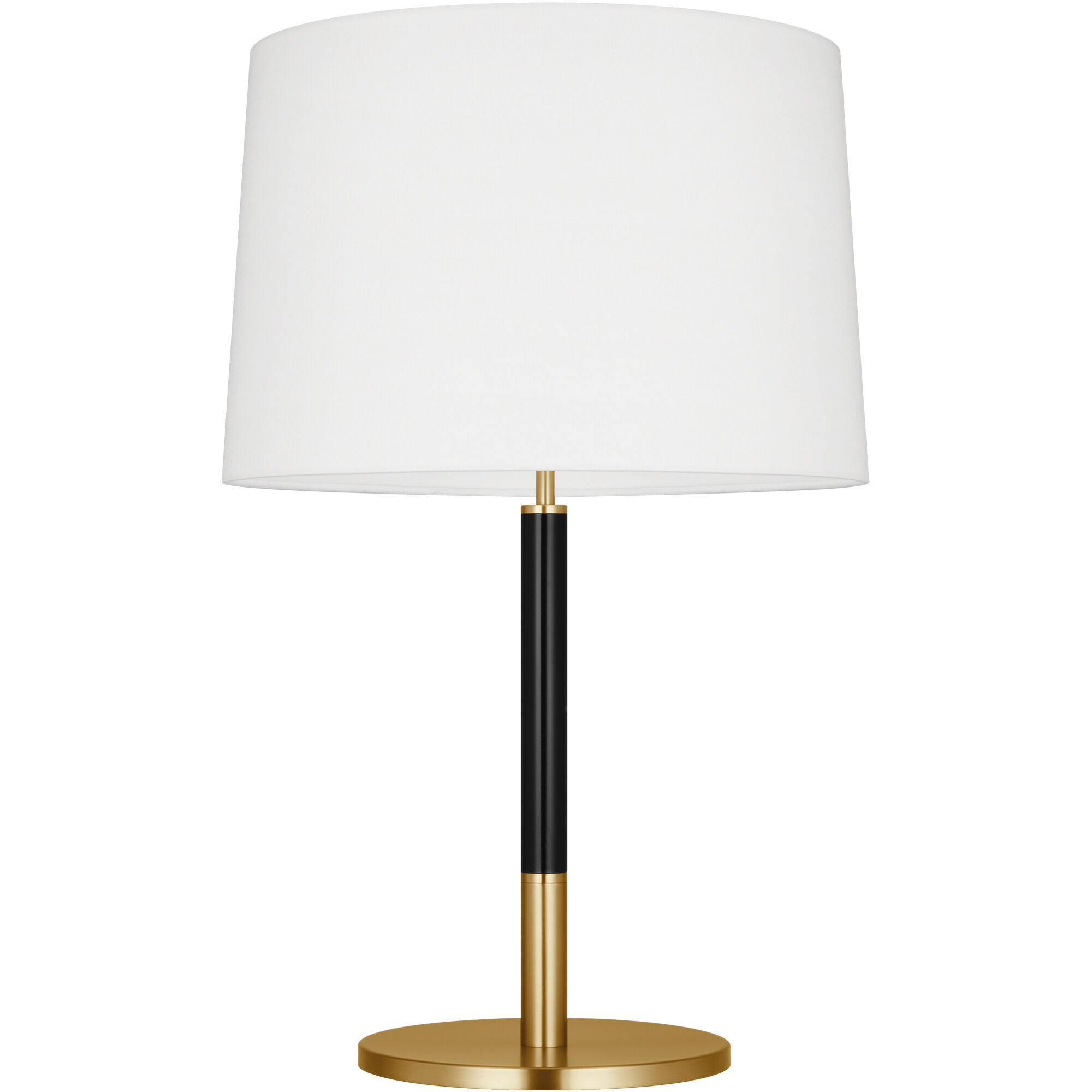 kate spade new york Monroe 27.13 inch 9 watt Burnished Brass with Gloss Black Table Lamp Portable Light