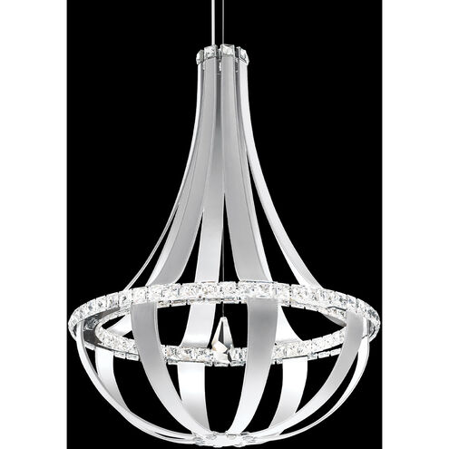Crystal Empire LED LED White Pass Pendant Ceiling Light in Radiance