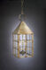 York 2 Light 7 inch Antique Copper Hanging Lantern Ceiling Light in Seedy Marine Glass, Candelabra