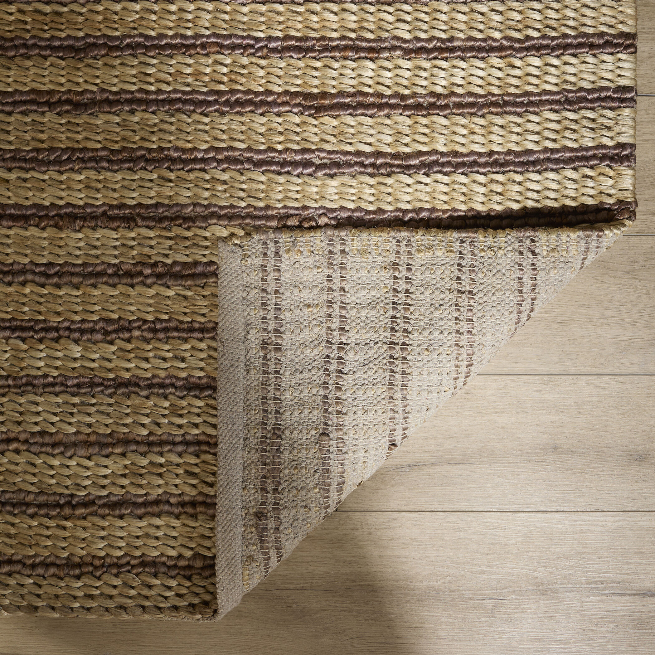 Natural Luxe Beige and Purple Indoor Rug