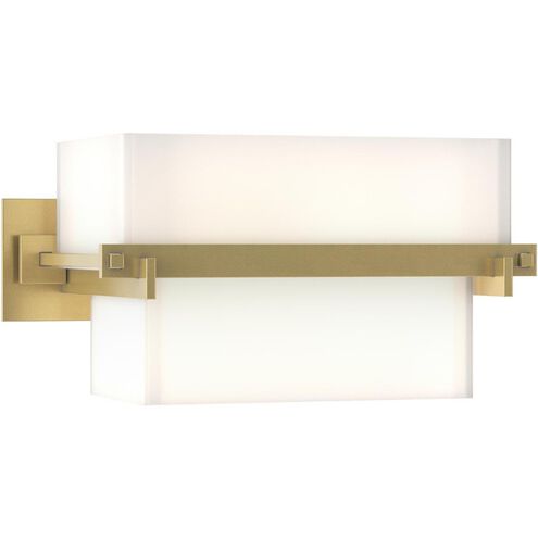 Kakomi 1 Light 9.8 inch Modern Brass Sconce Wall Light