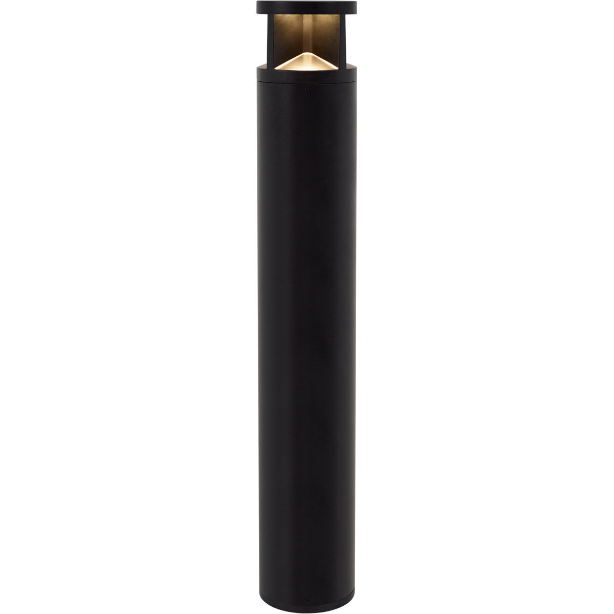 Sean Lavin Arkay Two 120 24.2 watt Black Outdoor Bollard in LED 80 CRI 3000K, Emergency Battery, Integrated LED