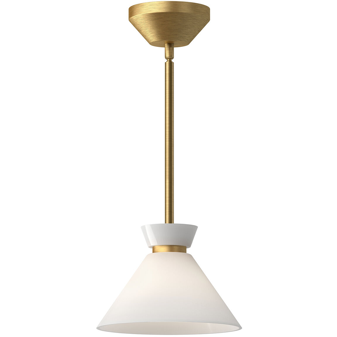 Alora Mood Halston Pendant Ceiling Light in Brushed Gold