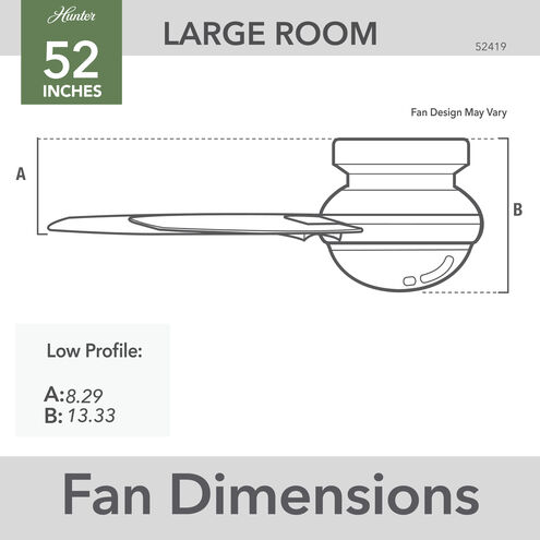 Lilliana 52 inch Brushed Nickel with Matte Nickel Blades Ceiling Fan