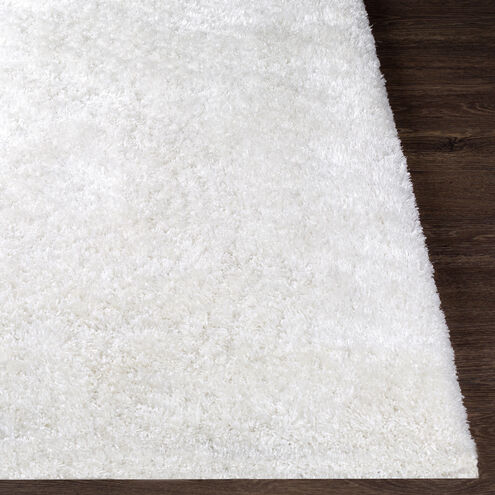 Grizzly 108 X 72 inch White Handmade Rug in 6 x 9, Rectangle