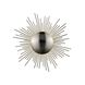 Marquee St. Wall Sconce / Ceiling Flush Mount Wall Light in Hammered Polished Nickel, Convertible to Flush Mount