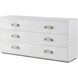 Panos Dresser, Wooden, 6-Drawer