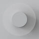 Halftone LED Matte White ADA Interior Wall Light