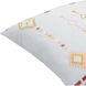 Zina 20 inch Pale Blue Pillow Kit in 20 x 20, Square