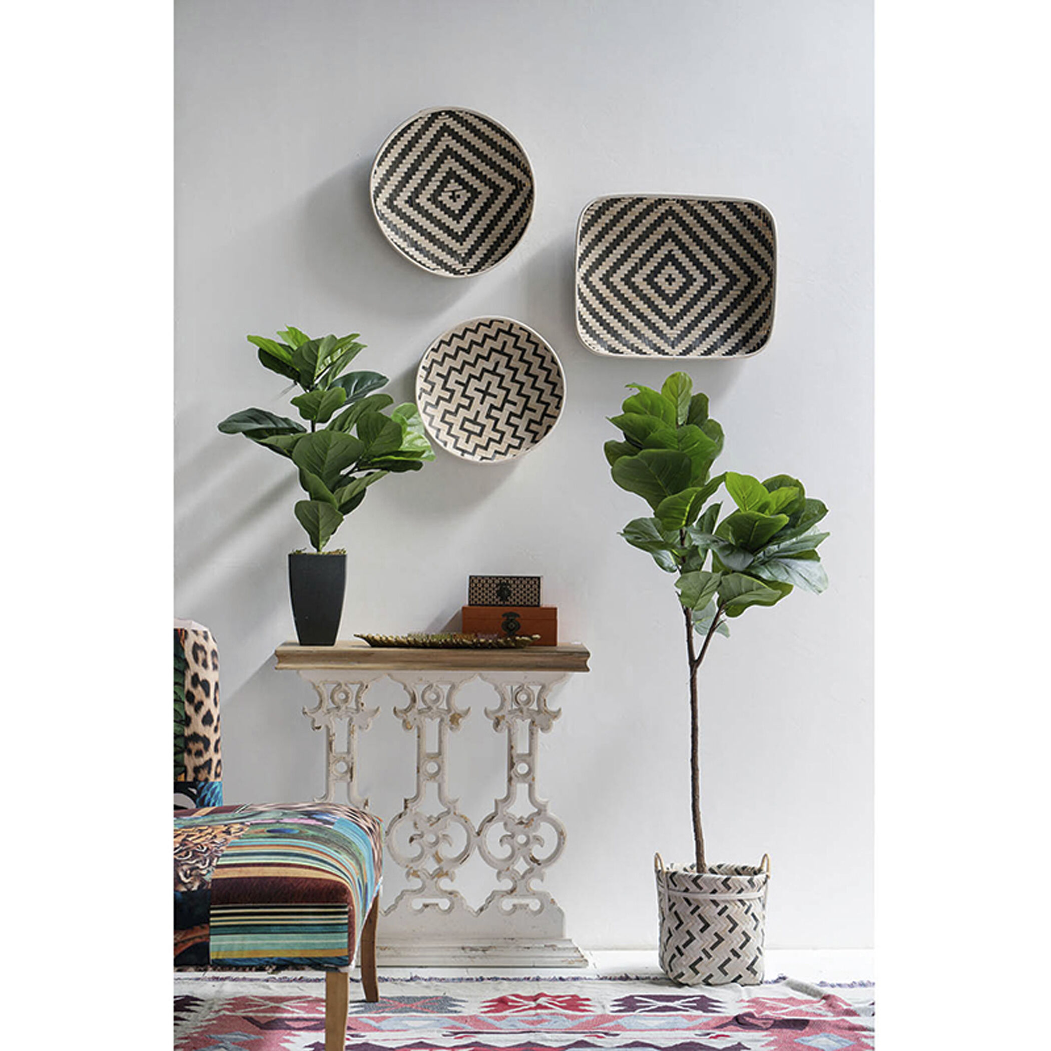 Fiddle-Leaf Green Faux Fiddle Leaf Tree