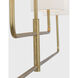 Barbara Barry Go Lightly LED 70 inch Gild Linear Chandelier Ceiling Light