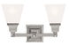 Mission 2 Light 15 inch Polished Nickel Bath Vanity Wall Light