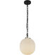 Alora Mood Cherise 1 Light 11.88 inch Matte Black Pendant Ceiling Light