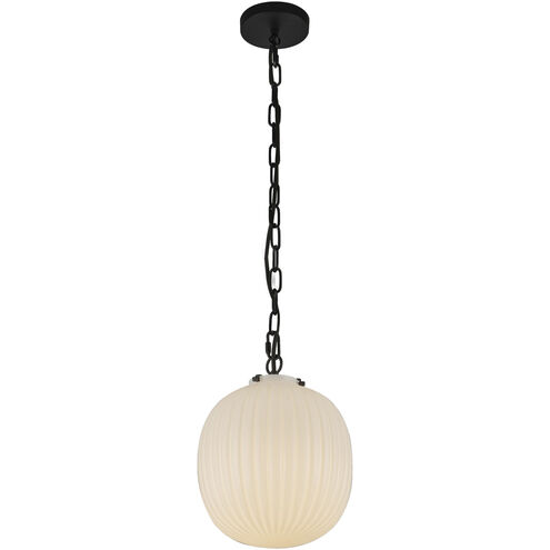 Alora Mood Cherise 1 Light 11.88 inch Matte Black Pendant Ceiling Light