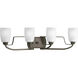 Wisten 4 Light 29.5 inch Antique Bronze Bath Vanity Wall Light