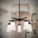 Aubrey 5 Light 26 inch Antique Bronze Chandelier Ceiling Light