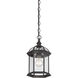 Kensington 3 Light 8.25 inch Rustic Bronze Outdoor Hanging Lantern