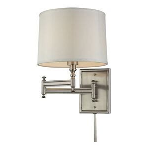 Grand Canal 1 Light 11 inch Brushed Nickel Sconce Wall Light