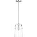 Drew & Jonathan Crofton 1 Light 7.75 inch Brushed Nickel Pendant Ceiling Light, Small