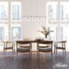 Xidane 5 Light 42 inch Brushed Nickel Linear Chandelier Ceiling Light