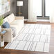 Timeless Luxe 36 X 24 inch Black/White Rug in 2 x 3