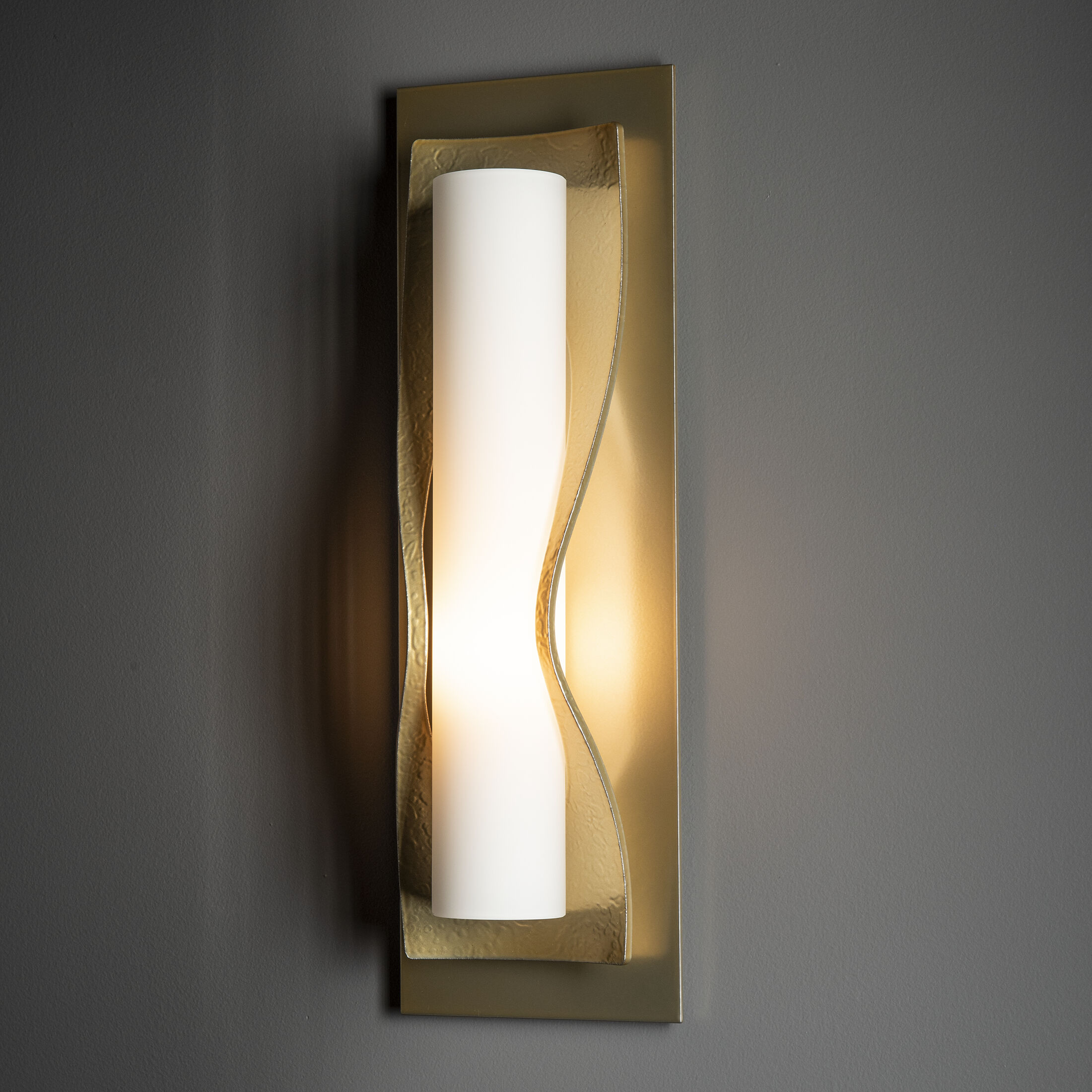 Dune 1 Light 5 inch Modern Brass ADA Sconce Wall Light