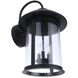 O'Fallon 3 Light 22 inch Dark Bronze Gilded Outdoor Wall Lantern