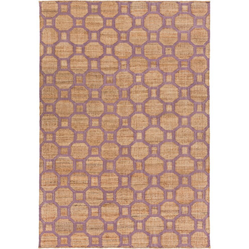 Seaport 90 X 60 inch Camel, Mauve Rug
