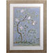 Spring Mural Blue and Green and Pink and Neutral Framed Art