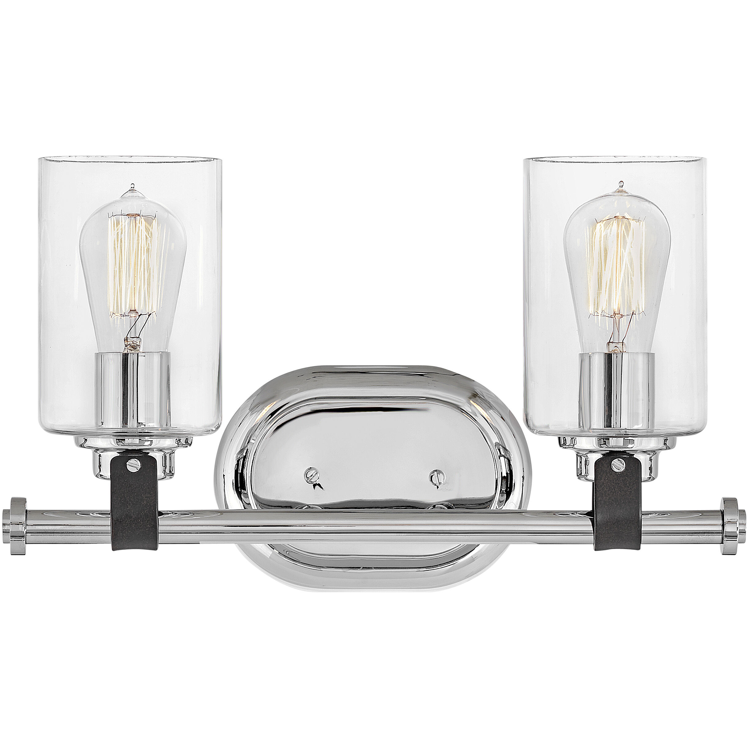 Halstead 2 Light 16 inch Chrome Vanity Light Wall Light