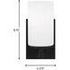 Alturas 1 Light 4.38 inch Midnight Black Wall Bath Fixture Wall Light