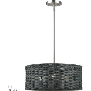 Weavington 3 Light 18.00 inch Chandelier