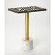 Bone Inlay Draper Bone Inlay 22 X 15 inch Black Bone Inlay Accent Table