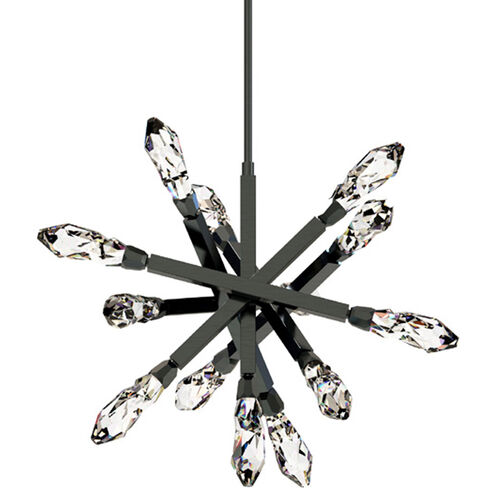 Angelus 13 Light 29.75 inch Satin Brushed Black Chandelier Ceiling Light