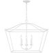 Grady 4 Light 27.5 inch Textured White Pendant Ceiling Light