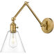 Gayson 1 Light 7.75 inch Rubbed Brass Wall Sconce Wall Light