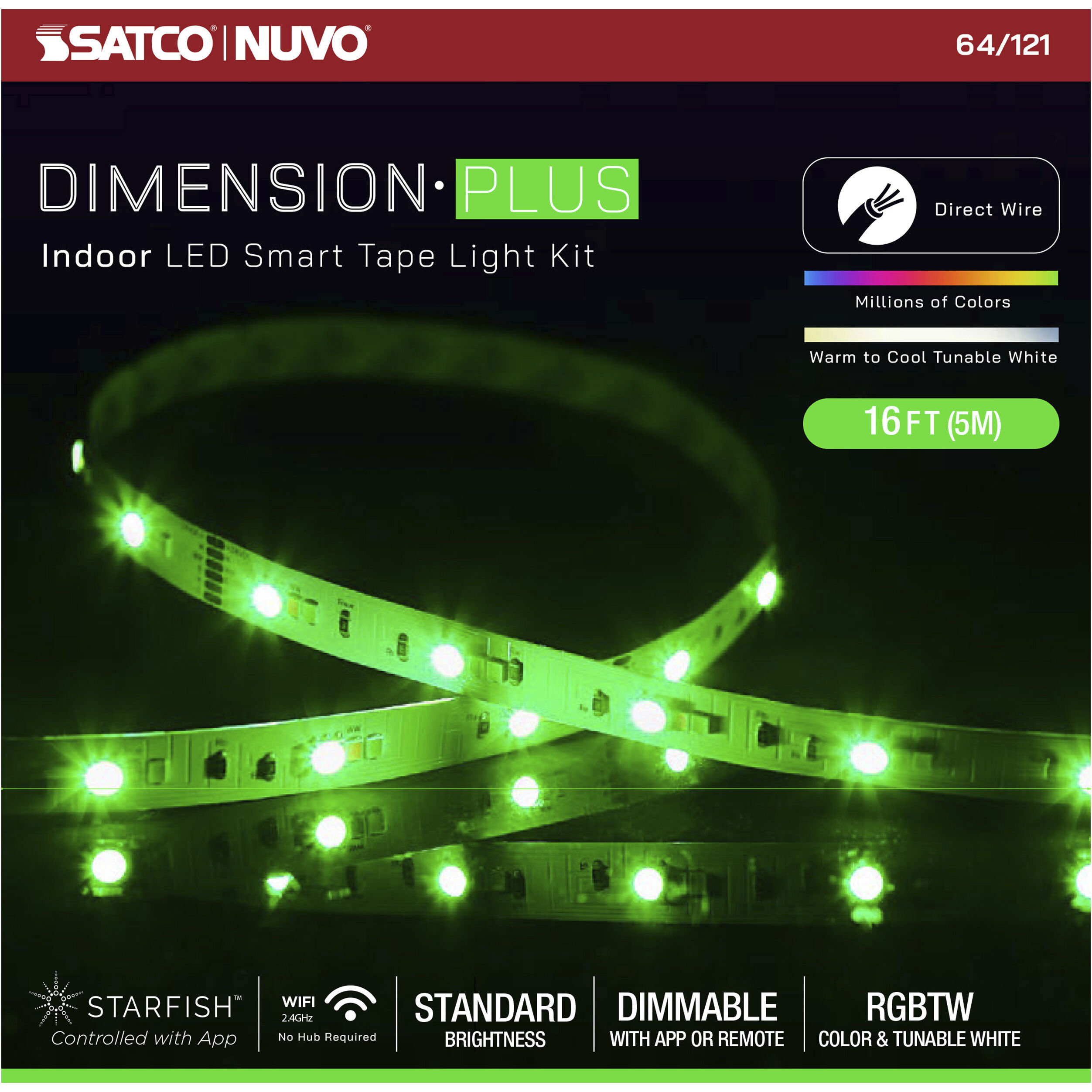 Dimension White 2700K 196.85 inch Tape Light