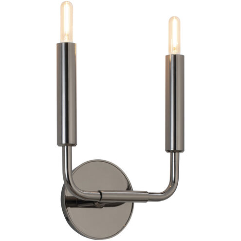 Mavisten Edition Carbonia Wall Sconce Wall Light in Black Chrome
