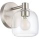 Valentina 1 Light 6.25 inch Brushed Nickel Vanity Light Wall Light